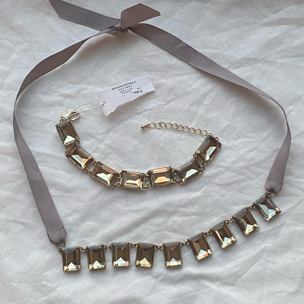 Banana Republic Factory Bracelet and Necklace Set
